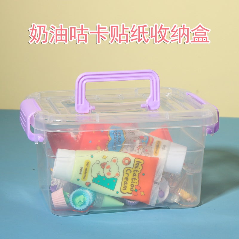 40 Pice Laundry Beads Box Toy Storage Box Goo Card Cream Glue Sticker Packaging Box Portable Box Storage Box - Image 3
